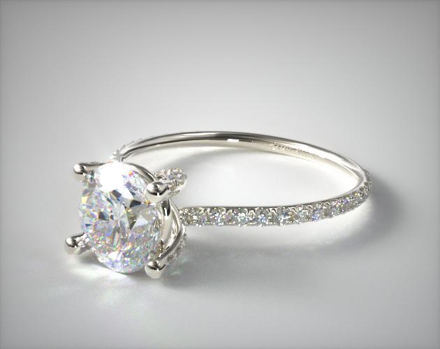 White gold engagement ring designs